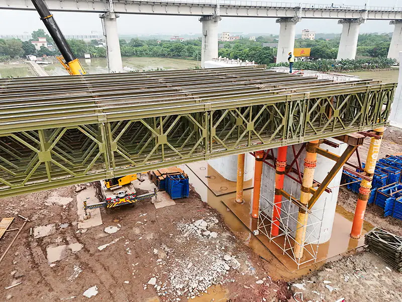 Summus Volo Rail Project dedicavit super Bailey Construction Support