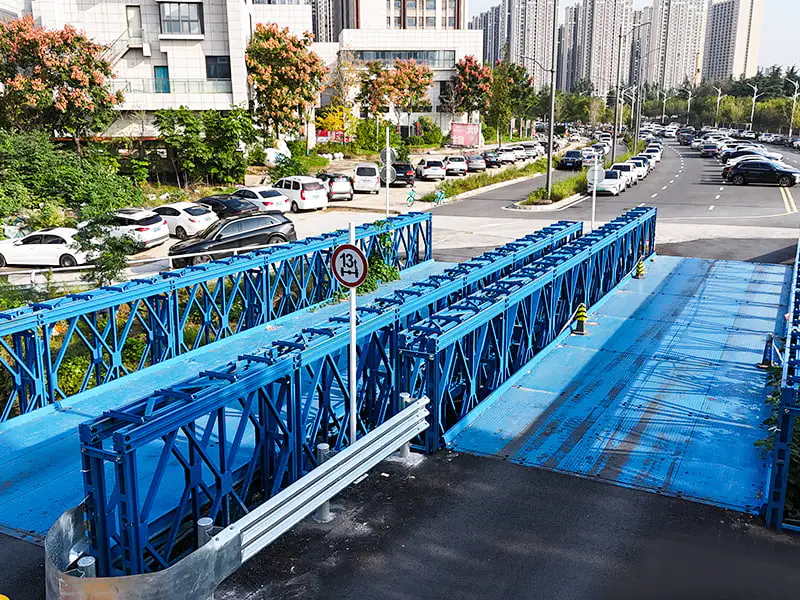 CB 200 Bailey Bridge Two-Lane Single-Layer Double-Row confirmatus Bailey Bridge