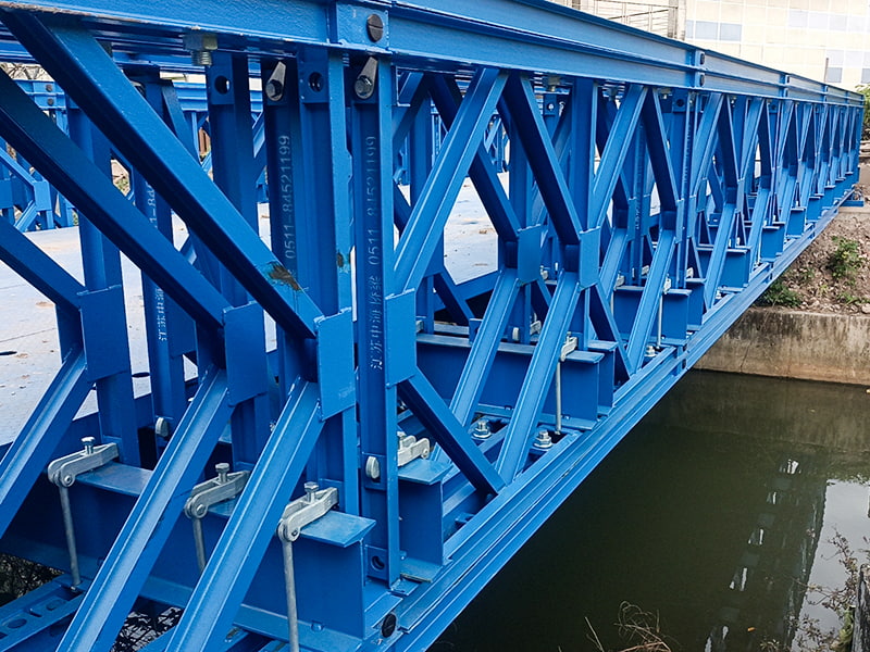 CB 100 Bailey Bridge Triple-Row Single-Layer confirmati Picta Bailey Bridge