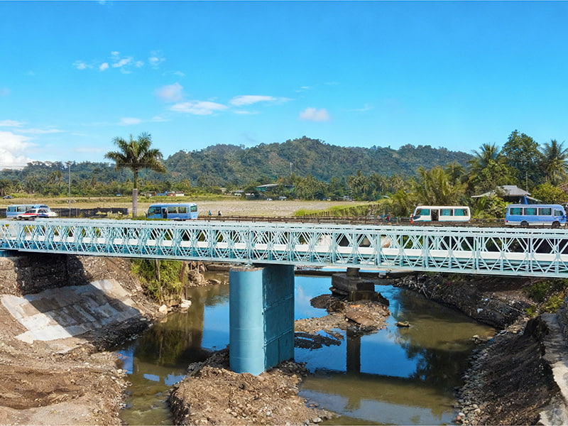 CB 200 Bailey Bridge 48-Meter Double-Row Single-Layer munitus Bailey Bridge